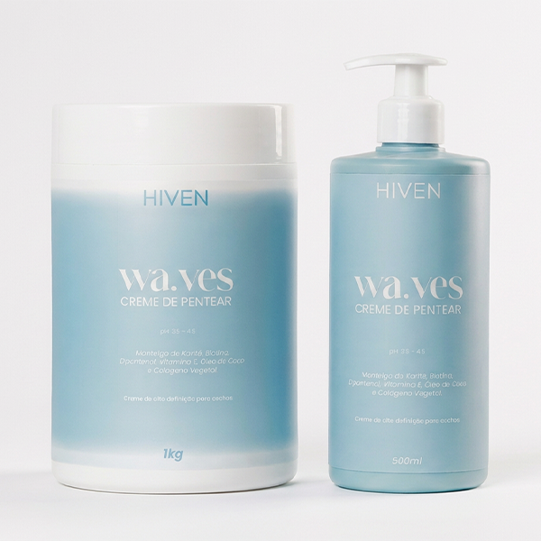 Creme de Pentear Waves 1kg + Waves 500ml