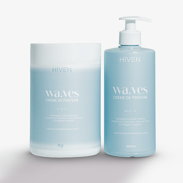 Creme de Pentear Waves 1kg + Waves 500ml