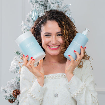 Combo Hiven: Creme Waves 1KG + Creme 500ML + Escova Polvo (BRINDE)