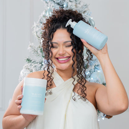 Combo Hiven: Creme Waves 1KG + Creme 500ML + Escova Polvo (BRINDE)