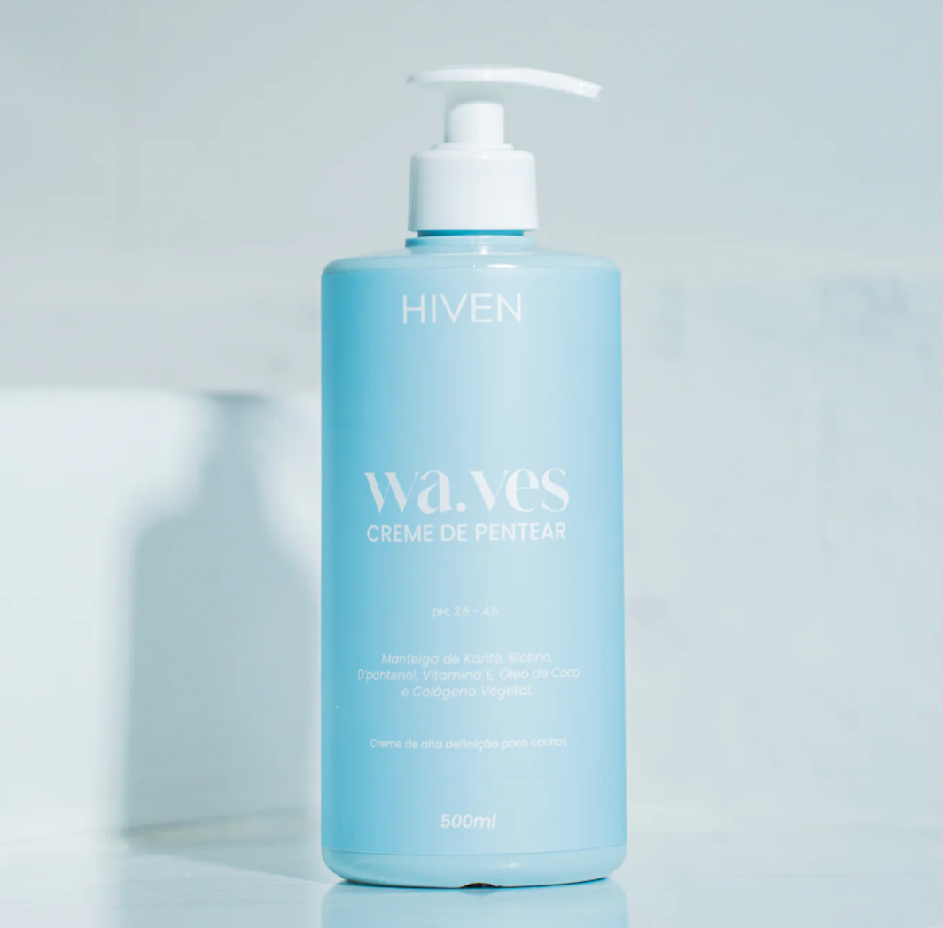 Creme Waves 1KG + Waves 500ML + Dream Parfum 60ML + Touca De Cetim