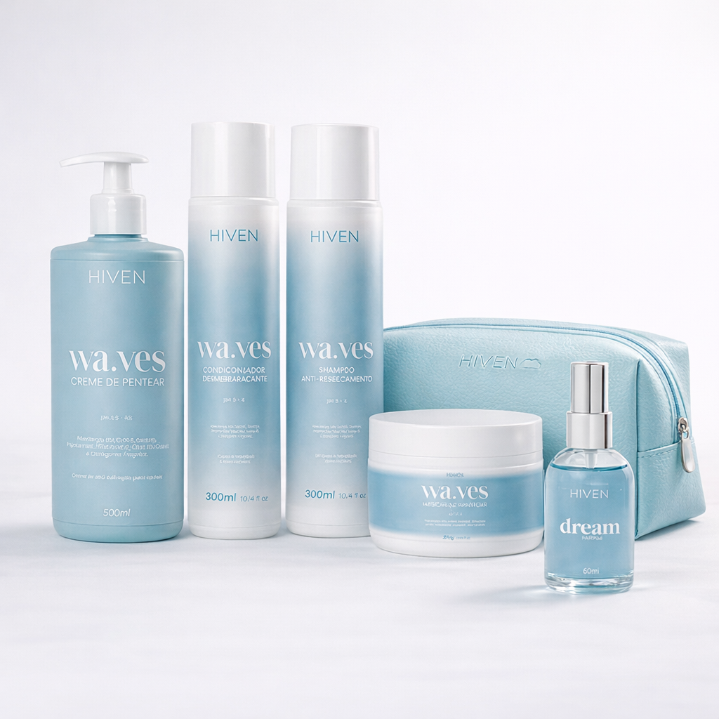 Linha Waves + Dream Parfum + Necessarie Hiven Brinde