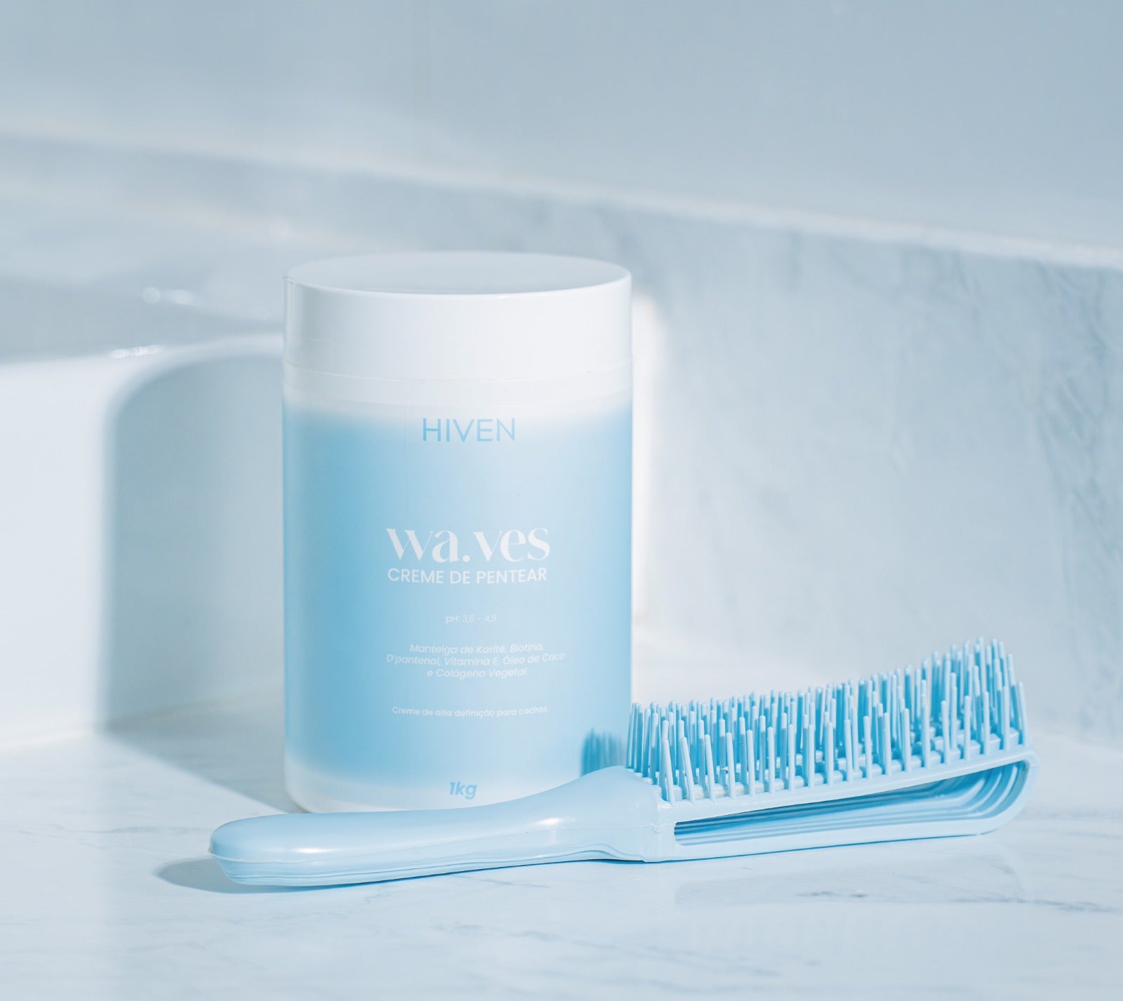 Creme de Pentear Waves 1kg + Escova Polvo Brinde - GRUPO VIP